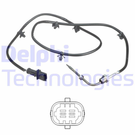 DELPHI TS30243 Sensore temperatura gas scarico