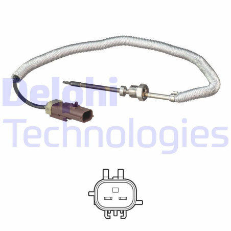 DELPHI TS30255 Sensore temperatura gas scarico