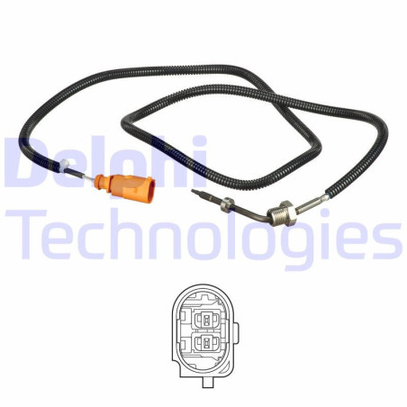 DELPHI TS30264 Sensore temperatura gas scarico