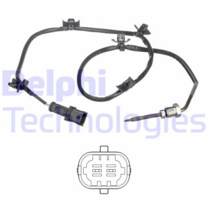 DELPHI TS30216 Sensore temperatura gas scarico