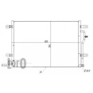 Loro 003-016-0008 Skraplacz klimatyzacji dla AUDI