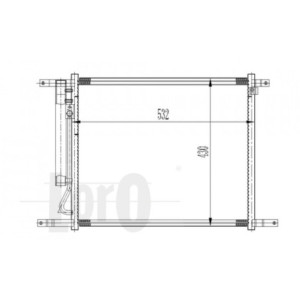 Loro 007-016-0003 Condensador de aire acondicionado para CHEVROLET