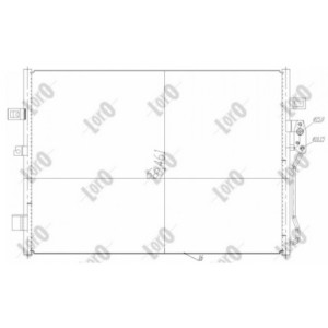 Loro 015-016-0002 Condensatore climatizzatore per DODGE / FIAT