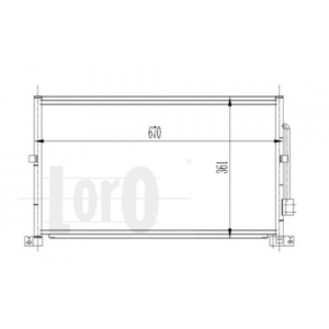 Loro 017-016-0011 Condenseur de climatisation pour FORD