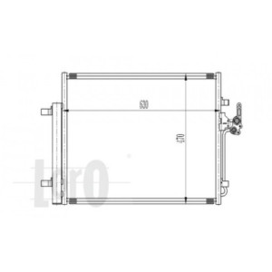 Loro 017-016-0016 Condenseur de climatisation pour FORD