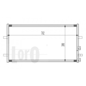 Loro 017-016-0029 Condensador de aire acondicionado para FORD