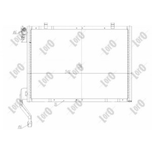 Loro 017-016-0038 Condensatore climatizzatore per FORD