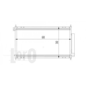 Loro 018-016-0014 Condenseur de climatisation pour HONDA