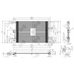 Loro 024-016-0016 Skraplacz klimatyzacji dla KIA