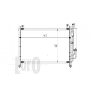 Loro 030-016-0013 Skraplacz klimatyzacji dla MAZDA