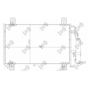 Loro 030-016-0026 Condensatore climatizzatore per MAZDA