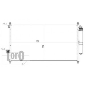 Loro 035-016-0028 Skraplacz klimatyzacji dla NISSAN
