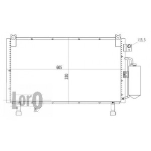 Loro 035-016-0033 Condenseur de climatisation pour NISSAN