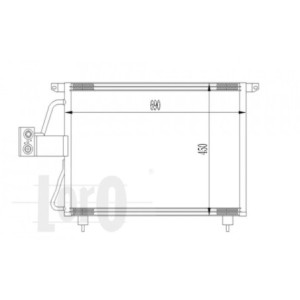 Loro 037-016-0005 Klimakondensator fur OPEL
