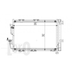 Loro 037-016-0024 Condenseur de climatisation pour OPEL