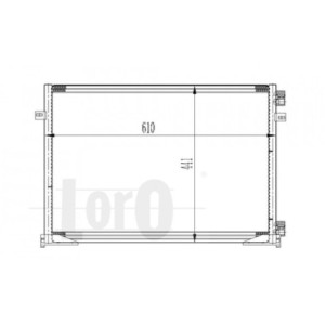 Loro 037-016-0034 Skraplacz klimatyzacji dla NISSAN / OPEL / RENAULT