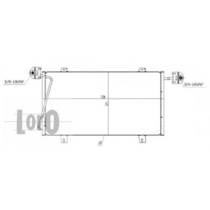 Loro 037-016-0040 Skraplacz klimatyzacji dla OPEL / RENAULT