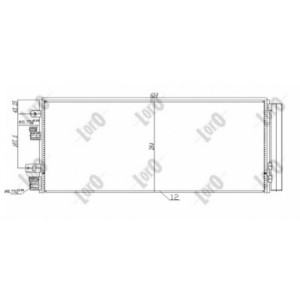 Loro 037-016-0054 Condenseur de climatisation pour OPEL