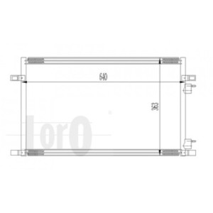 Loro 042-016-0010 Skraplacz klimatyzacji dla RENAULT