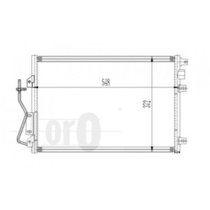 Loro 042-016-0011 Condenseur de climatisation pour RENAULT