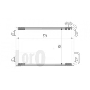 Loro 042-016-0014 Condenseur de climatisation pour RENAULT