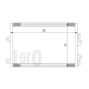 Loro 042-016-0026 Condenseur de climatisation pour RENAULT