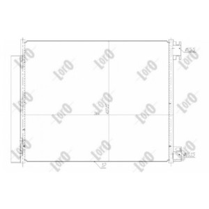 Loro 042-016-0048 Condensatore climatizzatore per RENAULT