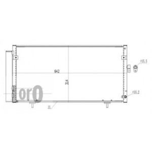 Loro 049-016-0001 Skraplacz klimatyzacji dla SUBARU