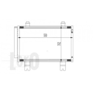 Loro 050-016-0002 Condensador de aire acondicionado para SUZUKI