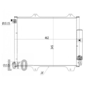 Loro 050-016-0005 Skraplacz klimatyzacji dla SUBARU / SUZUKI