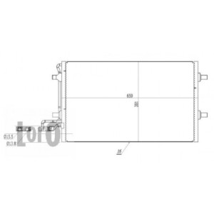 Loro 052-016-0009 Condensador de aire acondicionado para VOLVO