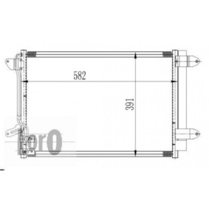 Loro 053-016-0001 Condenseur de climatisation pour VW