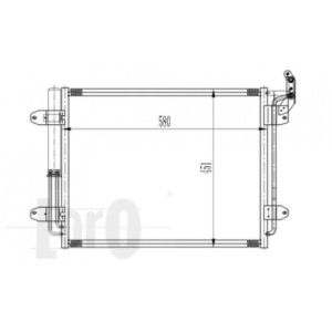 Loro 053-016-0030 Condensatore climatizzatore per VW
