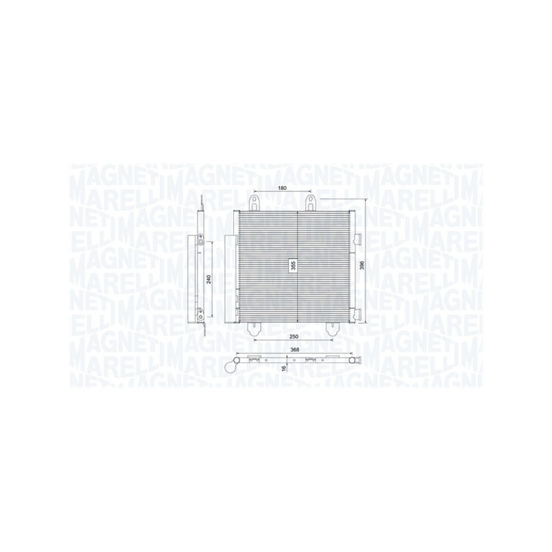 MAGNETI MARELLI 350203794000 Skraplacz klimatyzacji