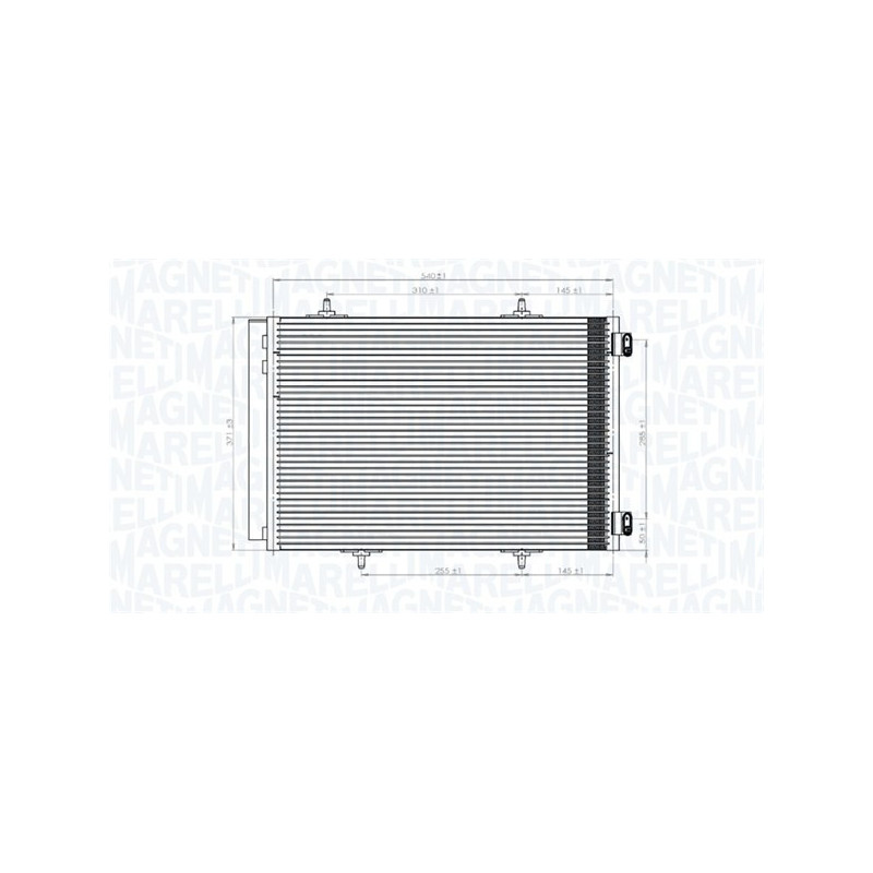 MAGNETI MARELLI 350203822000 Air conditioning condenser