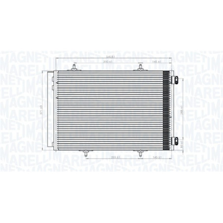 MAGNETI MARELLI 350203822000 Air conditioning condenser
