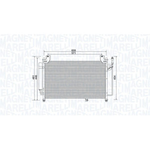 MAGNETI MARELLI 350203990000 Klimakondensator