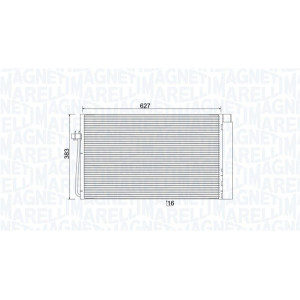 MAGNETI MARELLI 350203899000 Condensador de aire acondicionado