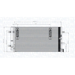 MAGNETI MARELLI 350203827000 Condensador de aire acondicionado
