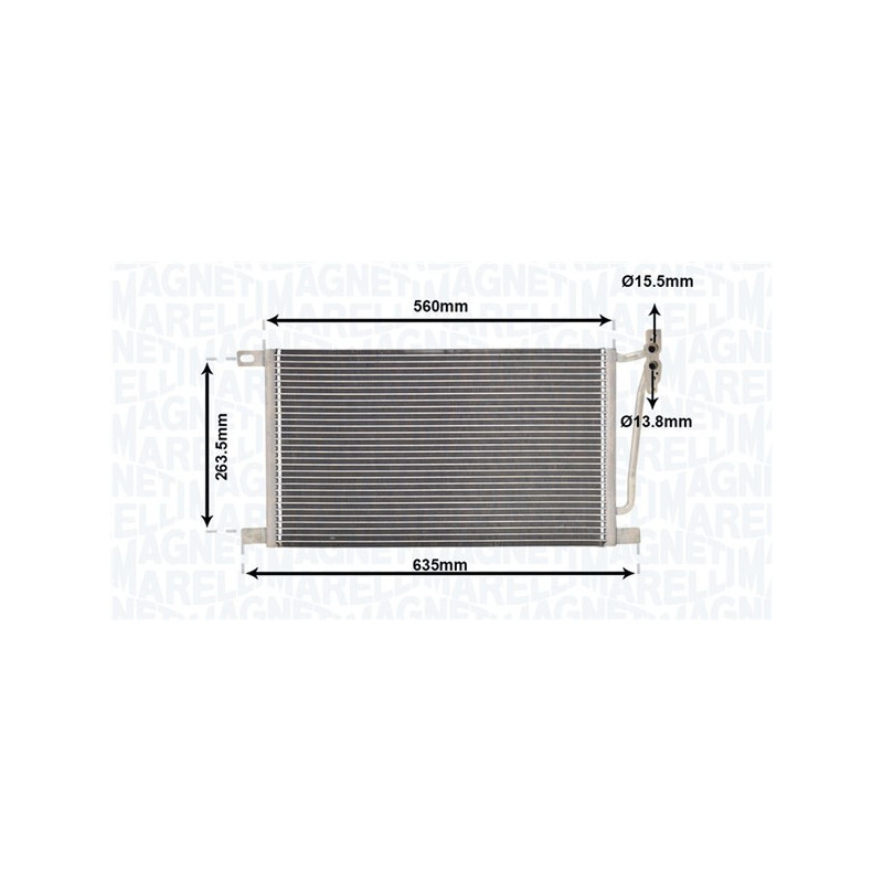 MAGNETI MARELLI 350203867000 Condensatore climatizzatore