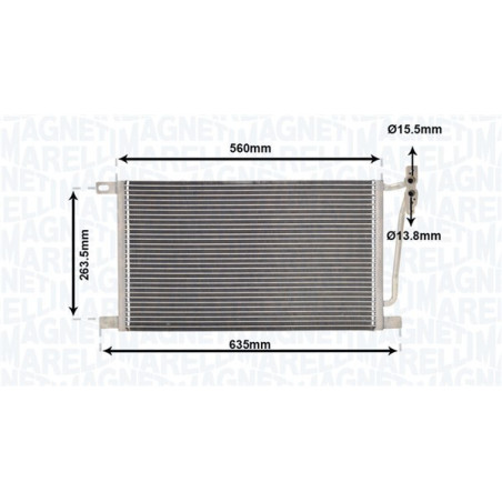 MAGNETI MARELLI 350203867000 Condenseur de climatisation