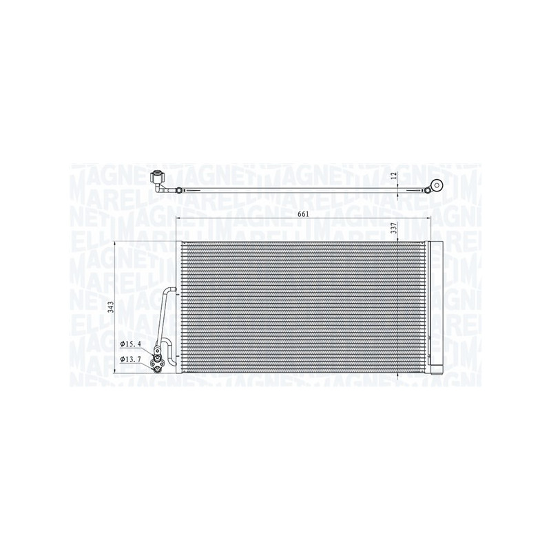 MAGNETI MARELLI 350203861000 Condensatore climatizzatore