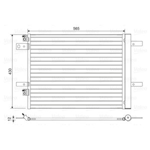 VALEO 822564 Skraplacz klimatyzacji