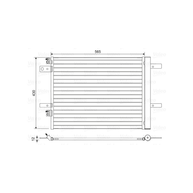 VALEO 822564 Skraplacz klimatyzacji