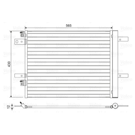 VALEO 822564 Condensador de aire acondicionado