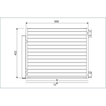 VALEO 822569 Skraplacz klimatyzacji
