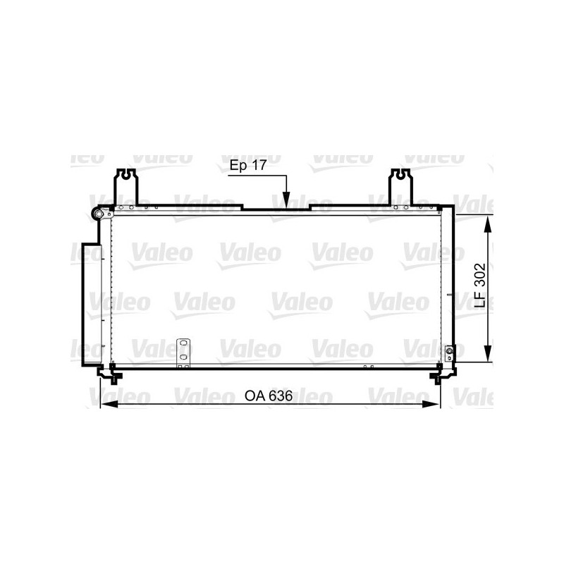 VALEO 814330 Skraplacz klimatyzacji