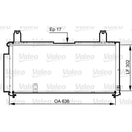 VALEO 814330 Skraplacz klimatyzacji