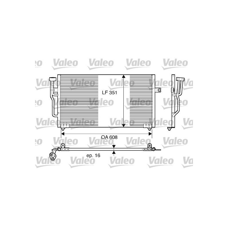 VALEO 817559 Skraplacz klimatyzacji