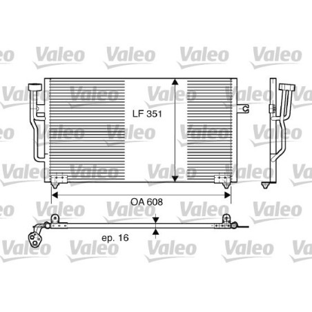 VALEO 817559 Skraplacz klimatyzacji